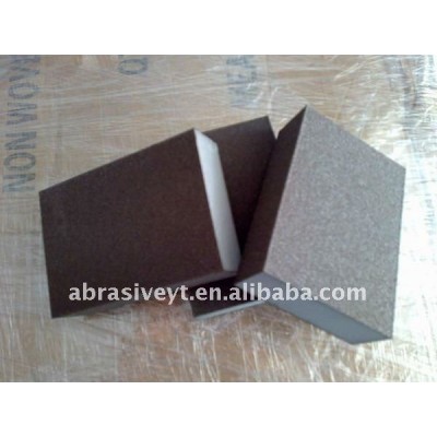 Customiaze abrasive sponge sanding block