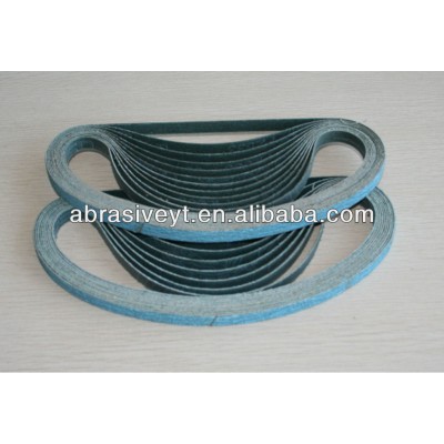 Deerfos brand zirconia coated 20*520 abrasive polishing belt